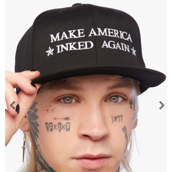 Unisex "Make America Inked Again" Snapback from Generation Me BNWOT - Picture 2 of 6